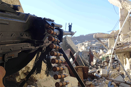 Abatido un grupo de terroristas cuando intentaba huir de Zabadani